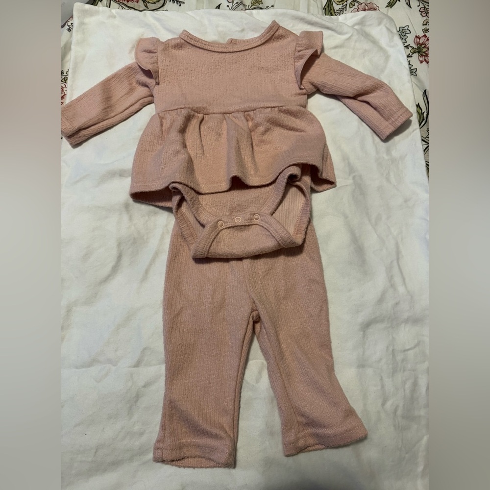 Pink Baby Outfit Set
